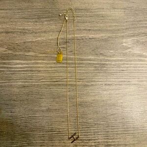 Gold Initial “H” Necklace